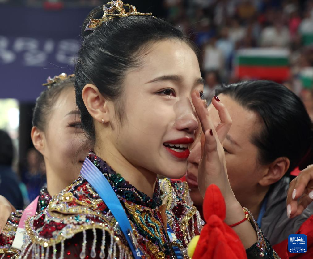 巴黎奥运会丨艺术体操——集体全能：中国队夺冠