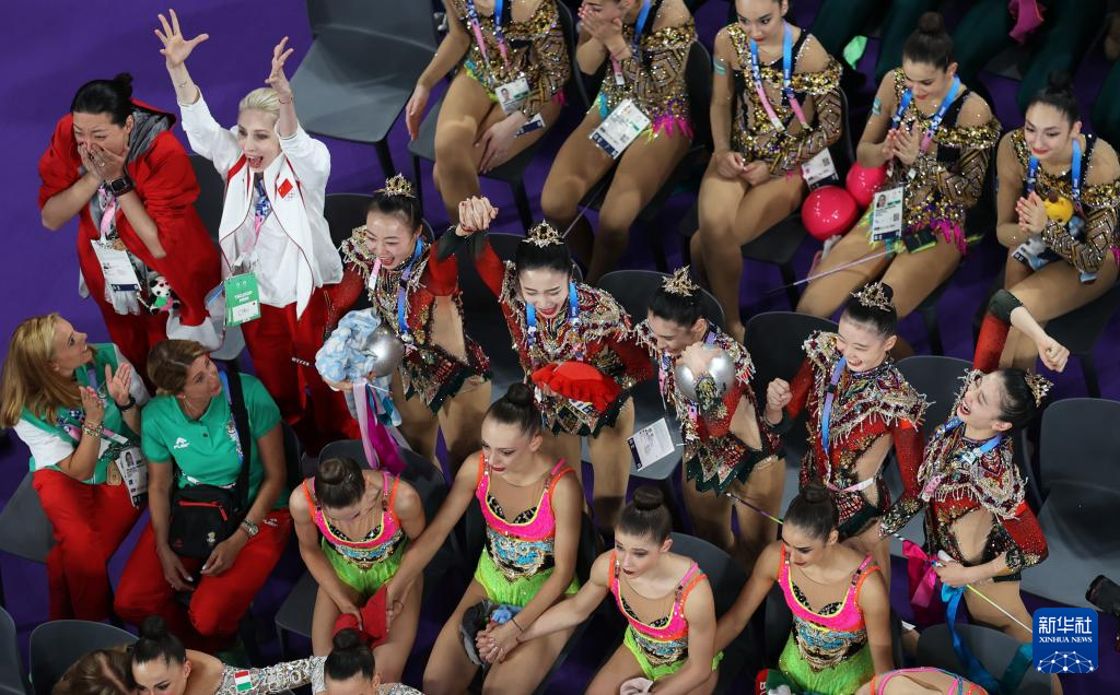 巴黎奥运会丨艺术体操——集体全能：中国队夺冠