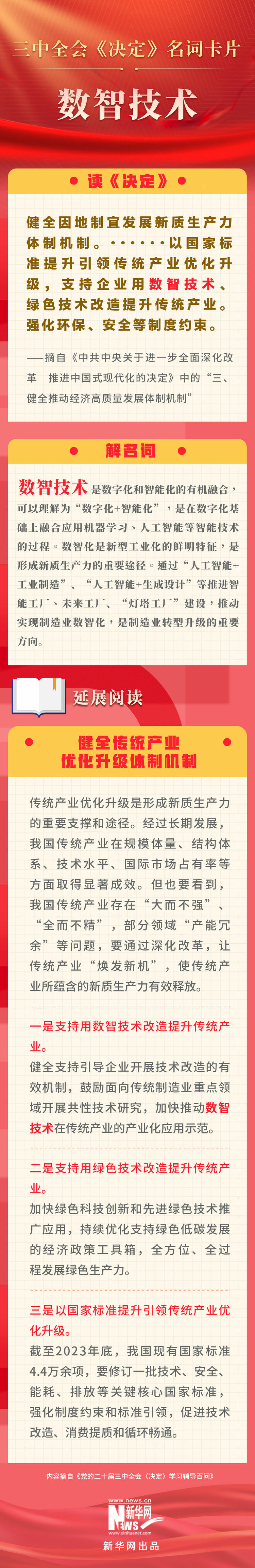 三中全会《决定》名词卡片天天学：数智技术