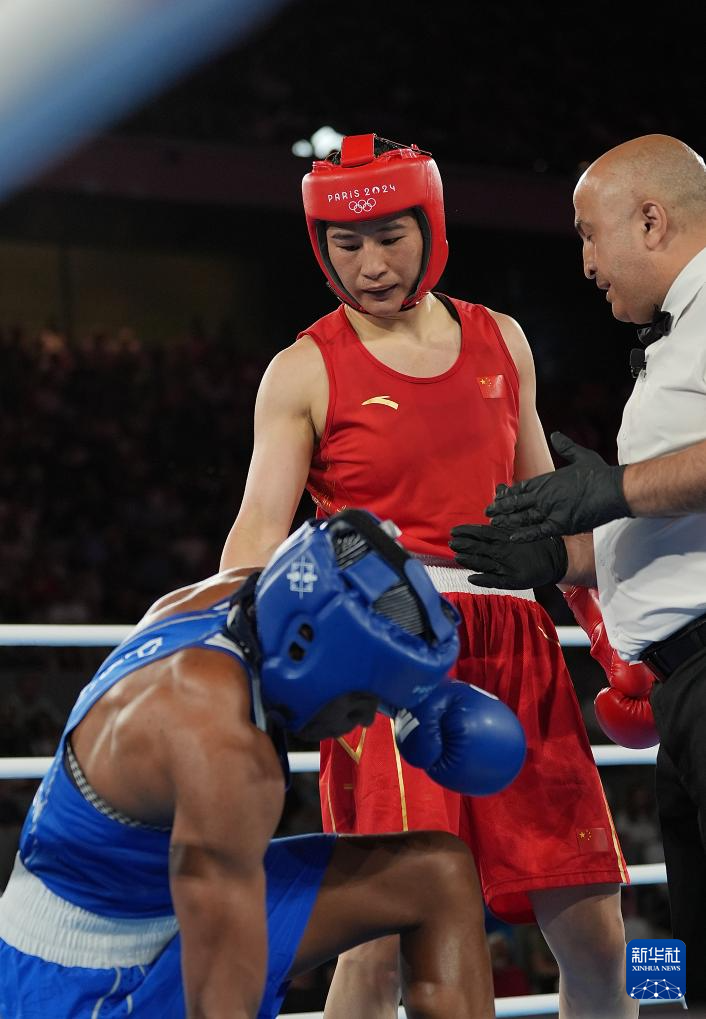 巴黎奥运会丨拳击——女子75公斤级：中国选手李倩夺金