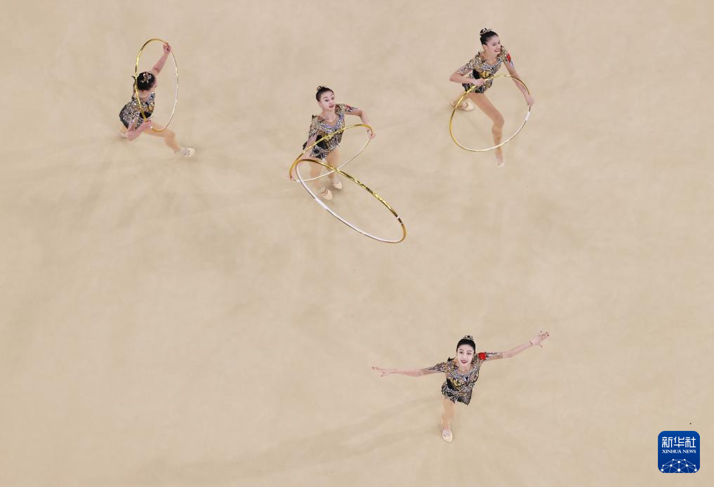 巴黎奥运会丨艺术体操——集体全能：中国队夺冠