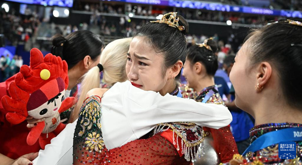 巴黎奥运会丨艺术体操——集体全能：中国队夺冠