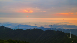 湖南新邵：日出岳坪峰 勝似山水畫