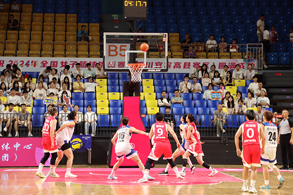 2024年全国女子篮球锦标赛（四川宜宾高县赛区）火热开赛_fororder_全力拼抢