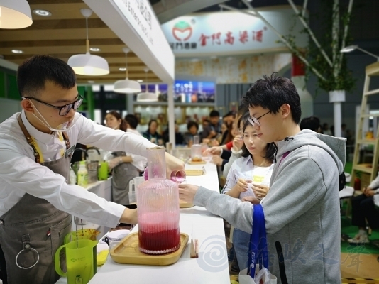 进博会上的“台湾味道”收获满满！