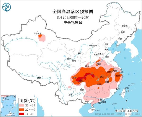 南方高温明起短暂减弱 北方降雨核心区转移至山东