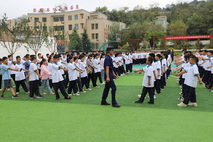 【原创】甘肃陇南西和消防：军训场上学消防 平安开启“开学季”_fororder_IMG_1561.JPG