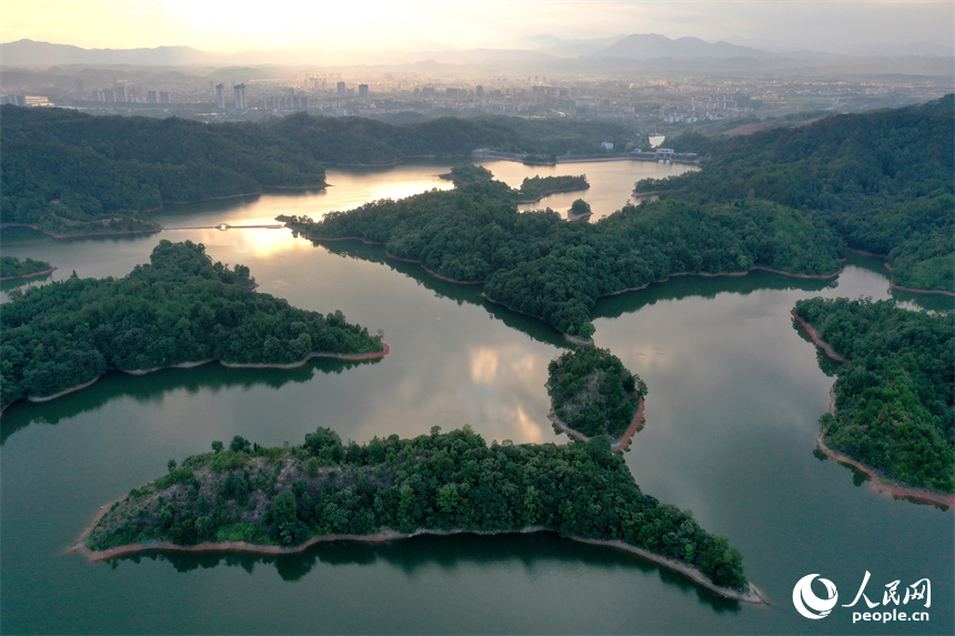 江西廣昌：生態水庫 風景如畫