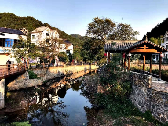 采访团参观玉山县四股桥乡 赏上饶秀美乡村醉人美景