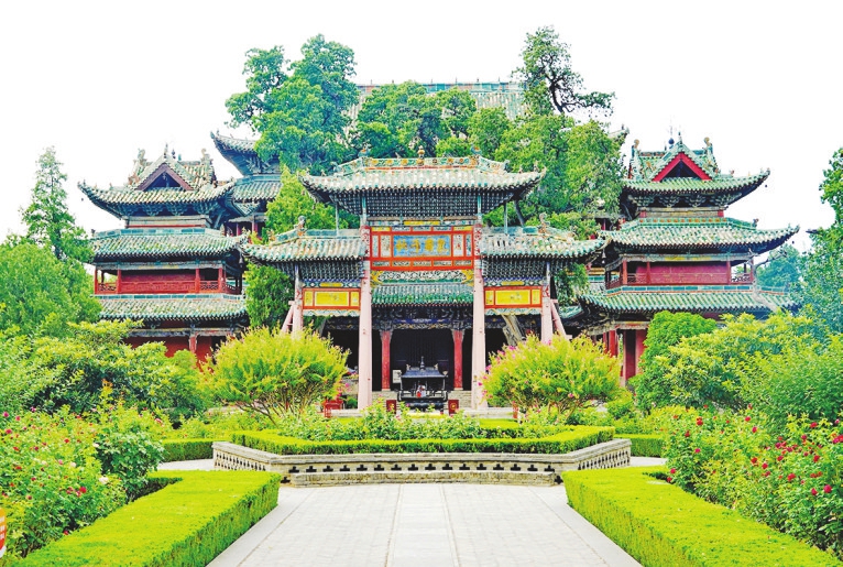 记者带你游山西 打卡“悟空”取景地_fororder_解州关帝庙