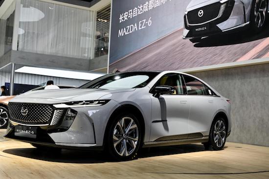 合资新能源价值新标准 MAZDA EZ-6领衔亮相2024成都国际车展_fororder_image004