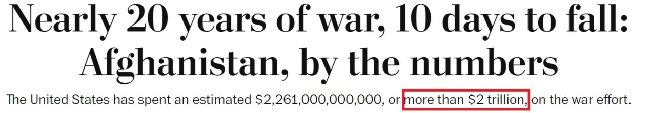 仓皇撤离阿富汗三年后 美国仍未担起应尽的历史责任