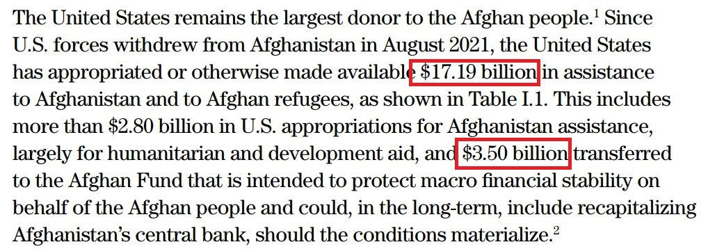 仓皇撤离阿富汗三年后 美国仍未担起应尽的历史责任