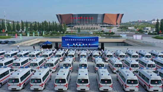 119辆风景G7救护车交付榆林 加速基层医疗卫生装备升级 护航生命通道_fororder_image001