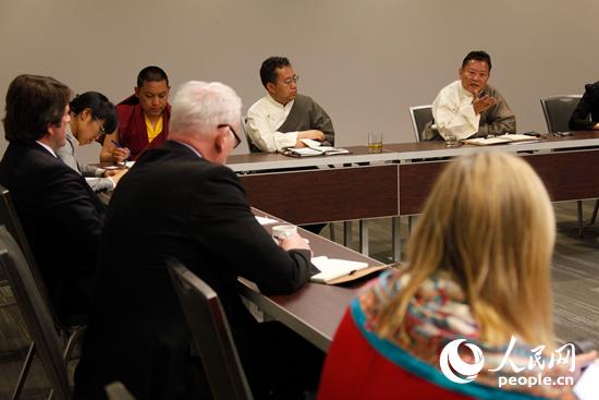 全國人大西藏代表團訪問加拿大