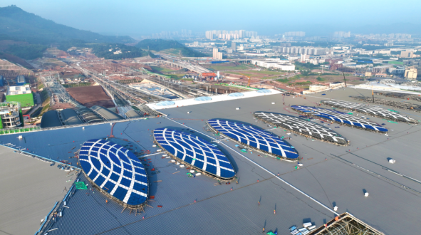 重慶東站屋頂藏著9顆“藍寶石” 即將完工亮相_fororder_微信圖片_20240905133722