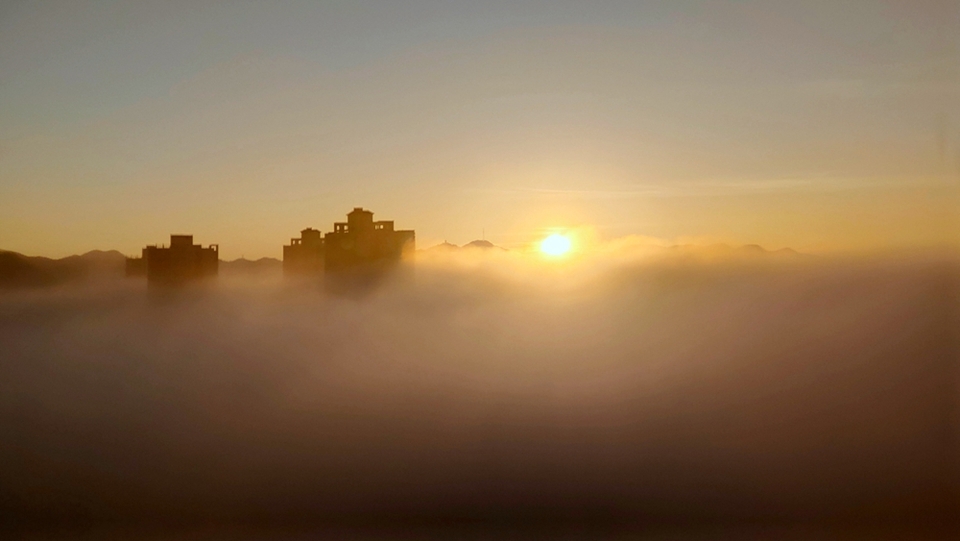 貴州威寧：雲海翻騰如畫卷_fororder_9月5日，威寧雲海美景。（卯升林 攝）