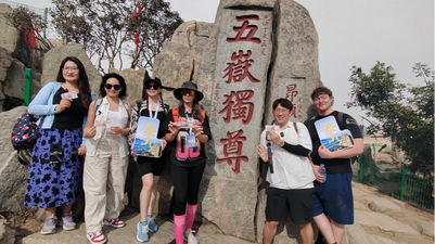 Foreign Internet Influencers Show Mount Tai to the World After Their Study and Experience Trip