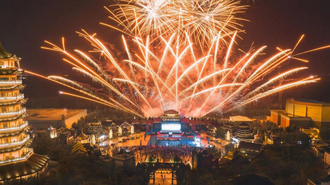  Jinan Fangte launched the theme activity of "Mid Autumn Festival Folk Culture Festival", and staged the Mid Autumn Festival fireworks feast for three consecutive days