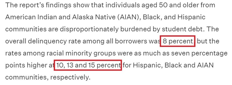 数百万美国老年人为何仍未还清学生贷款？