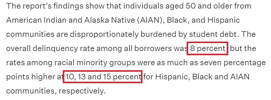 数百万美国老年人为何仍未还清学生贷款？