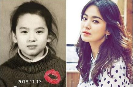 宋慧乔曝童年照，冻龄20年从小美到大_娱乐_腾讯网