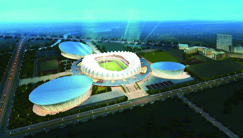 总投资25亿元的长春奥林匹克公园  “一场三馆”2018年年底完工