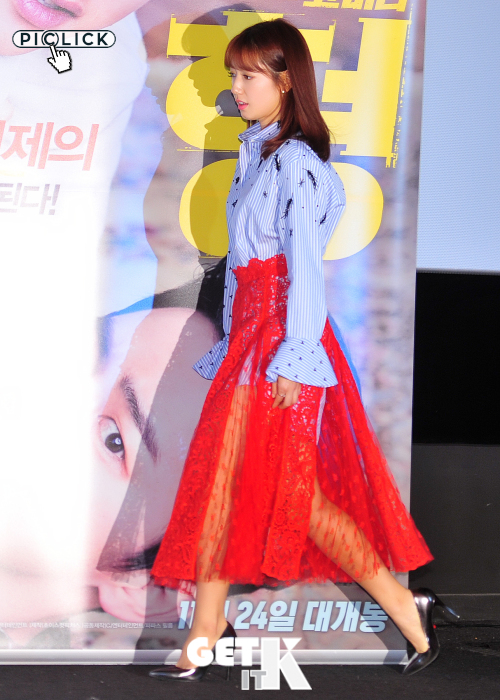 《哥哥》試映會樸信惠紅裙出席 曹正爽都暻秀手足情深