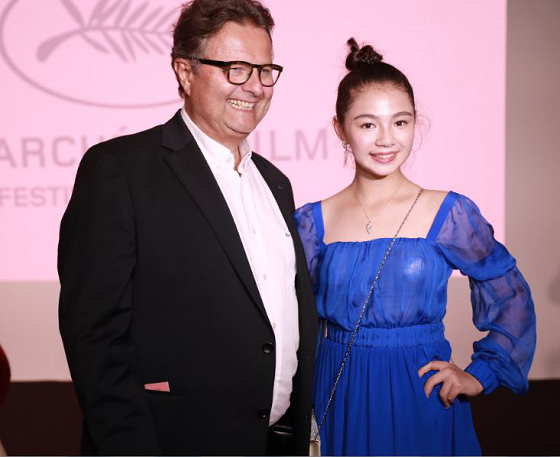 荣登戛纳国际电影节开幕日官方媒体的首位亚洲影视童星-索菲亚