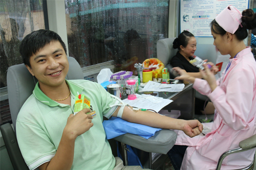 槟榔谷开展无偿献血活动