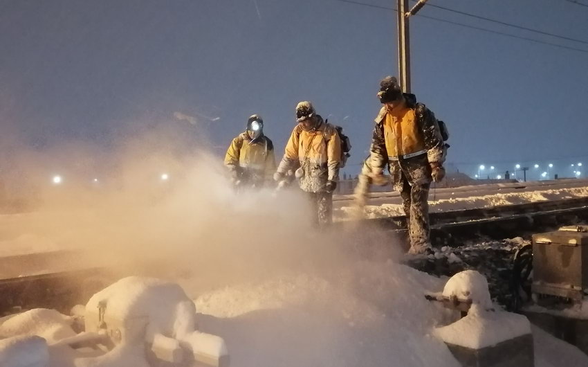 沈阳铁路全力应对入冬以来最强雨雪天气