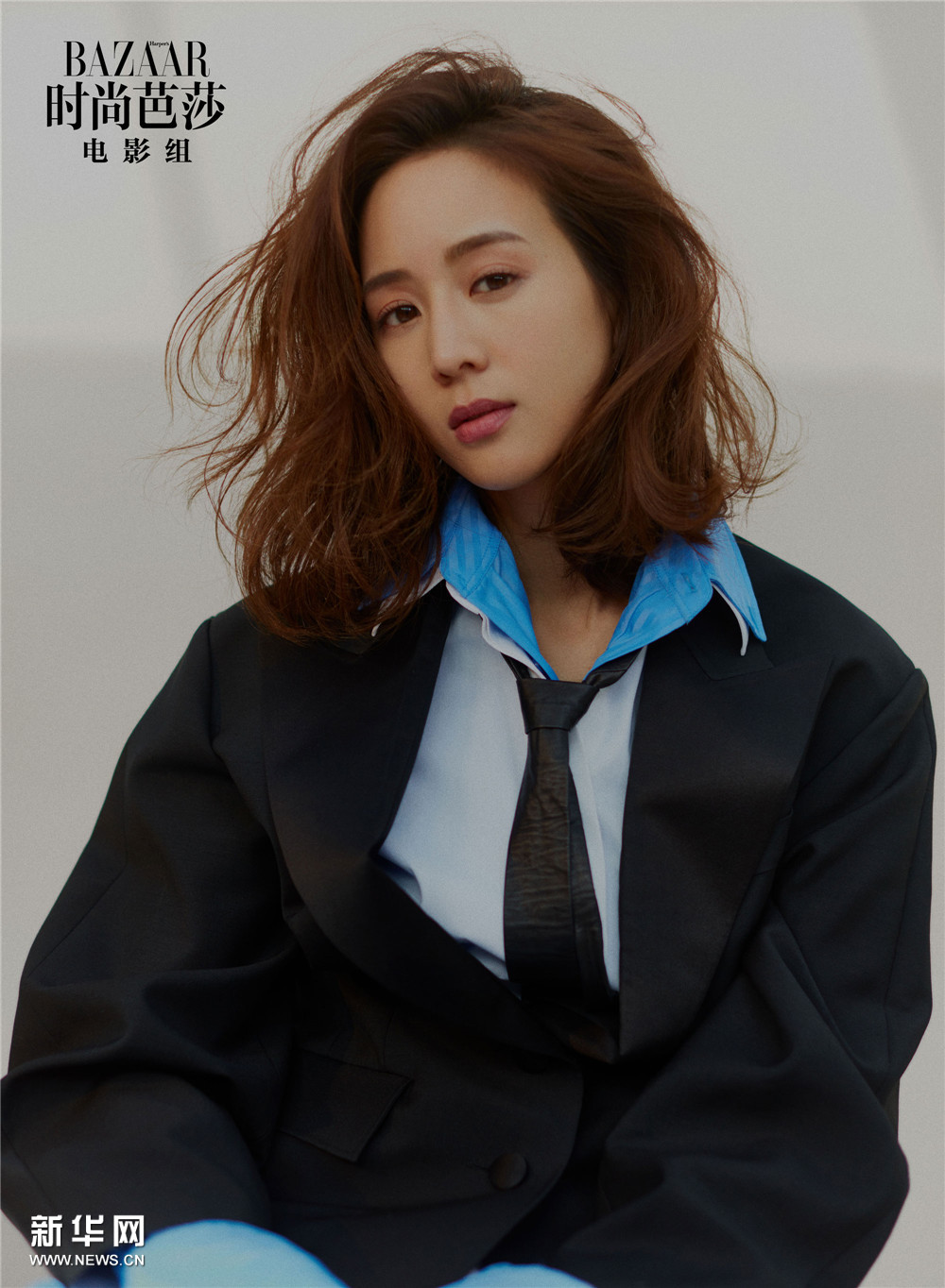 张钧甯杂志大片 尽显职场率性女人味