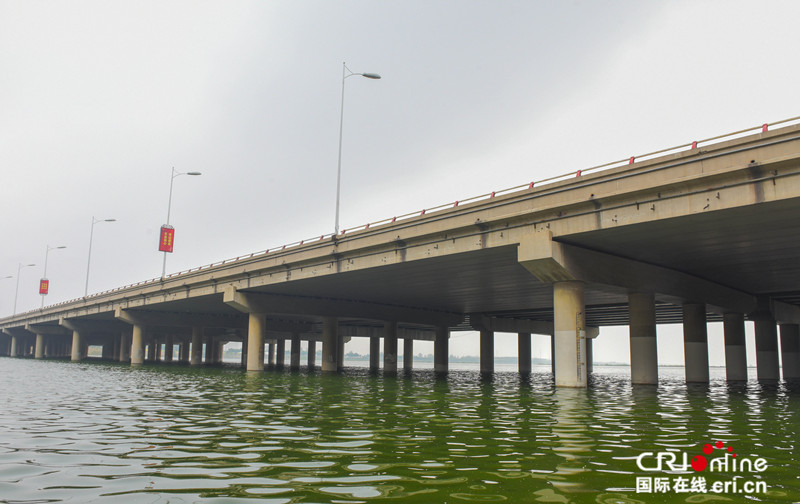 石家莊滹沱河生態旅遊景區沿河景觀帶美不勝收