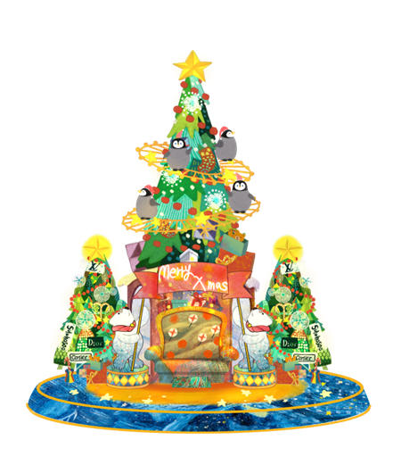 浦东嘉里城圣诞即将亮灯，一起感受梦幻的冰雪极地圣诞