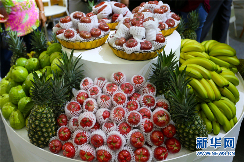 海南（屯昌）農博會：琳琅滿目的熱帶水果引人駐足