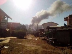 緬北衝突致流彈落入中國境內 居民熱水器被打穿