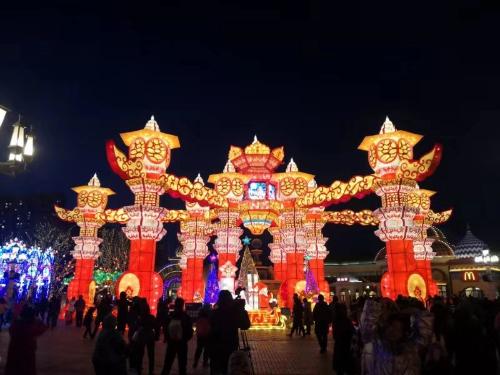 冰城再添冬季旅遊“打卡地” 哈爾濱新區首屆花燈節啟幕