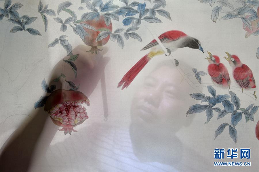 河北宁晋：工笔画绘就致富路