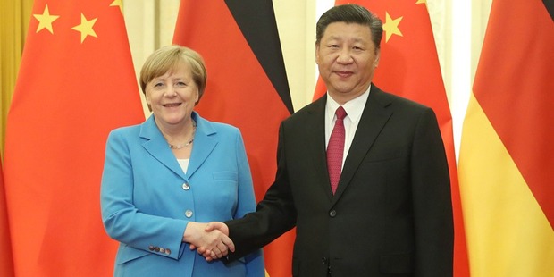習近平與德國總理默克爾舉行會晤
