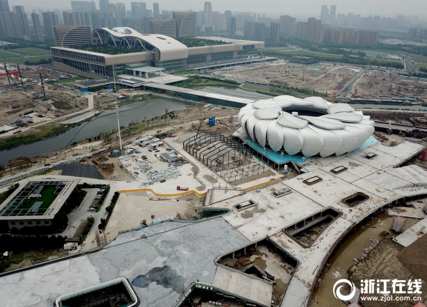 杭州奧體博覽城打造立體交通網