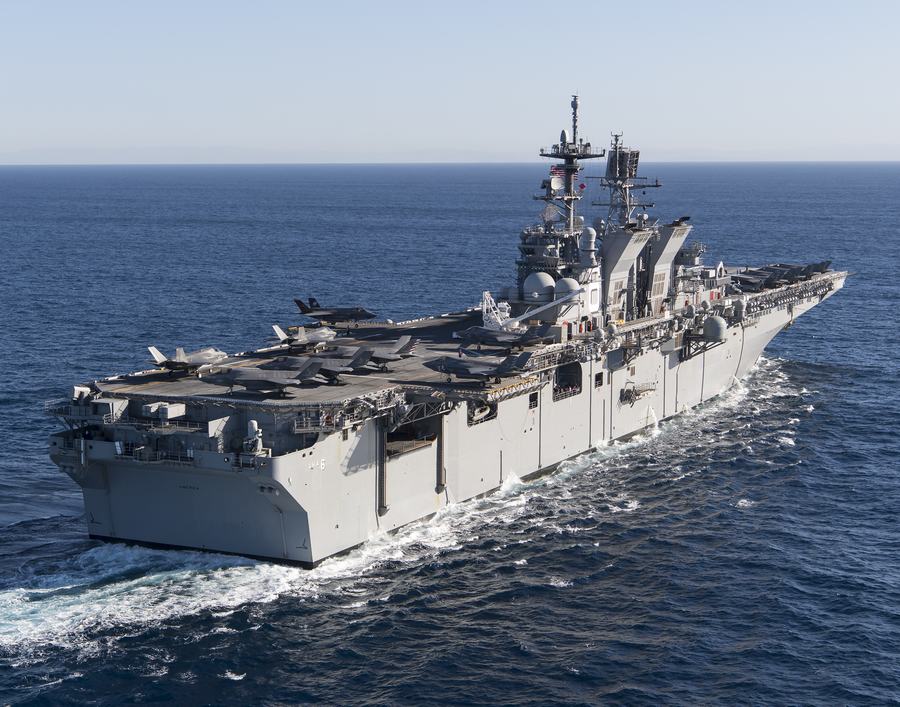 美國級兩棲戰鬥艦儼然小航母