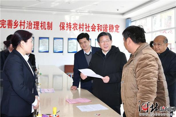 王東峰在邯鄲市調研檢查