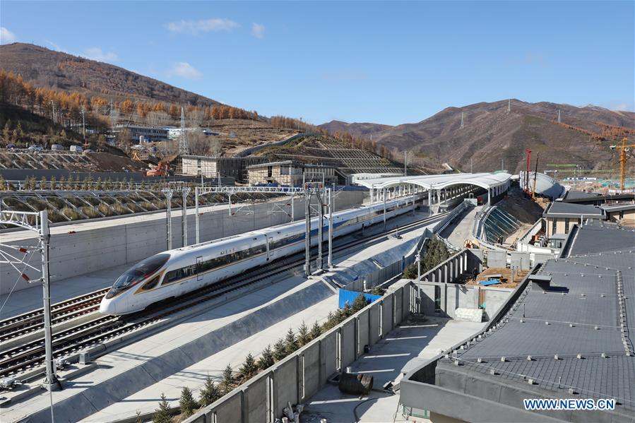 Construction of each station along Beijing-Zhangjiakou high-speed railway to be completed