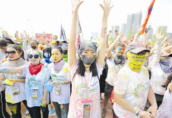 【三门峡专题】【专题活动】第四届三门峡罗曼彩虹跑在三门峡鸣枪开跑