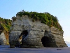 新西兰“大象岩”在强震中受损 “象鼻”震掉(图)