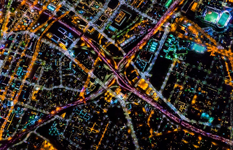 摄影师航拍十大城市夜景灯火绚烂组图