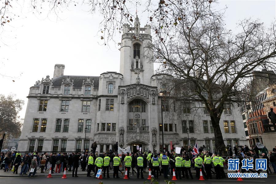 英最高法院开审“脱欧”程序案 最终判决下月公布