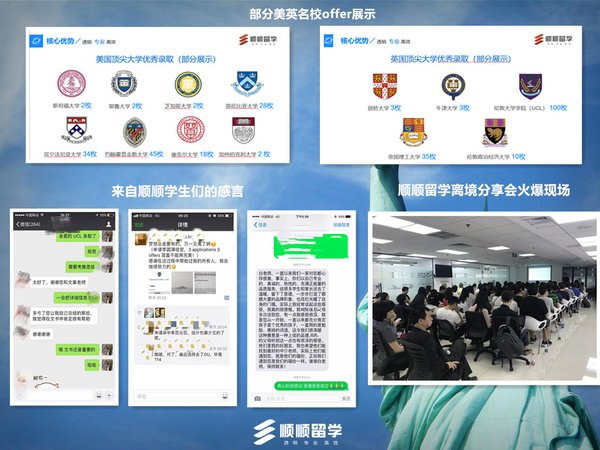 顺顺留学举办6城离境分享会：左手名校offer 右手跨界合作
