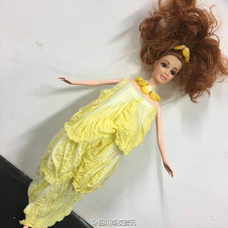 蔬菜打造的"时装"盛宴(组图)