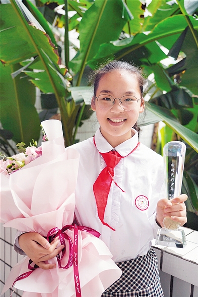 【山城故事】重慶13歲女孩劉佳獲評為全國“新時代好少年”